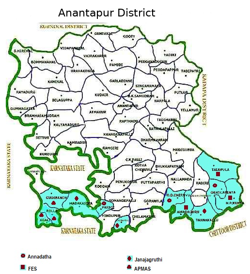 Anantapur District Villages Map Apdmp